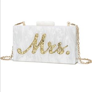 Mrs. Acrylic Clutch